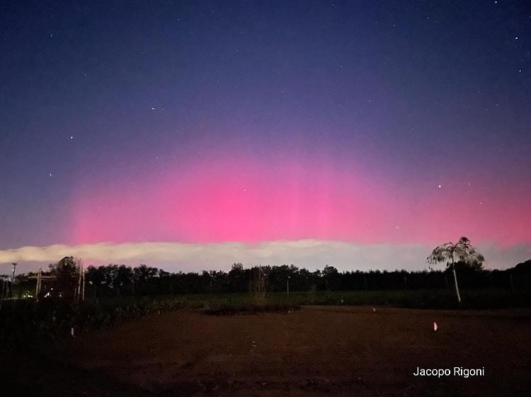 L'aurora boreale, uno spettacolo sui cieli della nostra provincia
