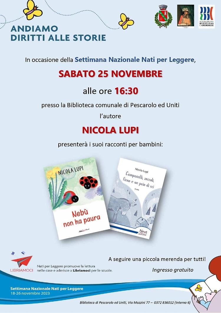 Incontro "Andiamo dritti alle storie"