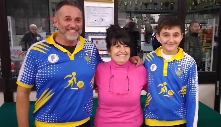Bocce: terzo posto per Negri e Minoia