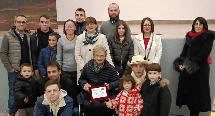 Alla 70enne  Franca Giuseppina Rossi il Premio donna dell'anno