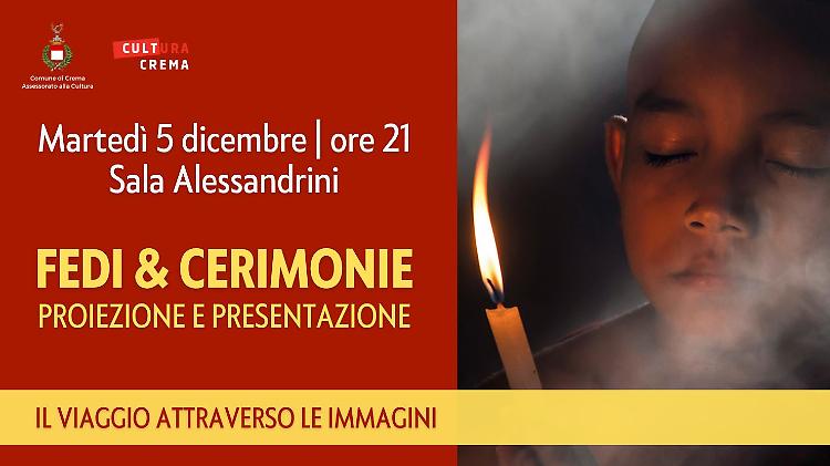 Fedi e cerimonie: proiezione e presentazione