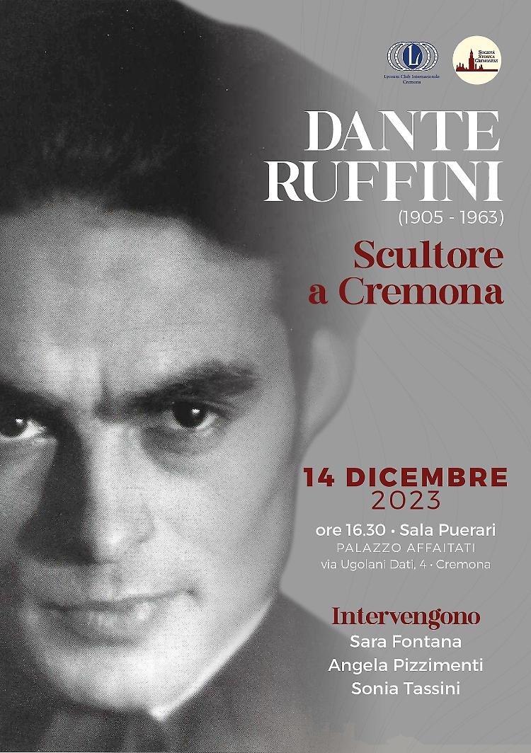 Incontro: Dante Ruffini, scultore a Cremona
