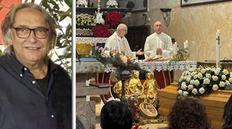 L'ultimo saluto a Lucaccini, don Cortellini : "Faceva il possibile perché tutti stessero bene"