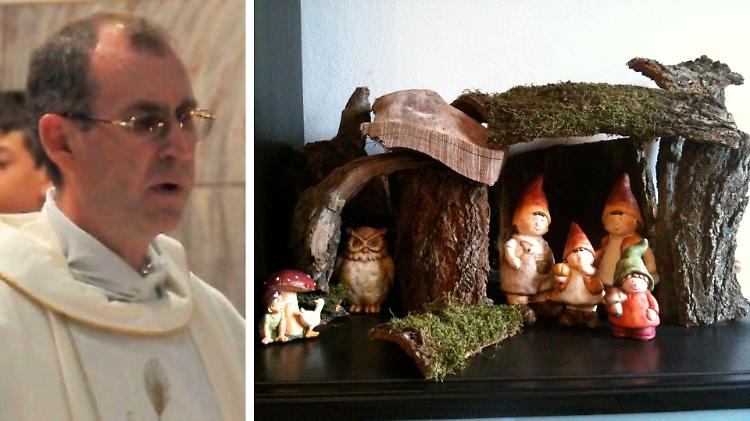 Don Piccinelli contro il presepe laico: «Un'assurdità»