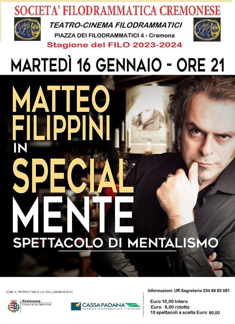 Coinvolgente spettacolo di Mentalismo di Matteo Filippini