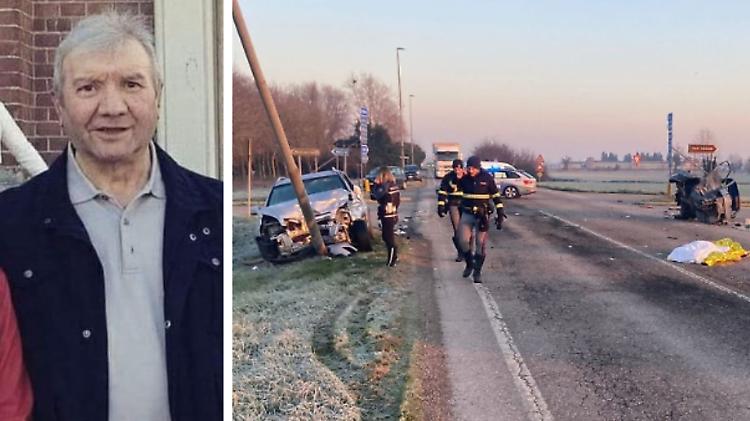 Terribile schianto all'alba, muore un 71enne
