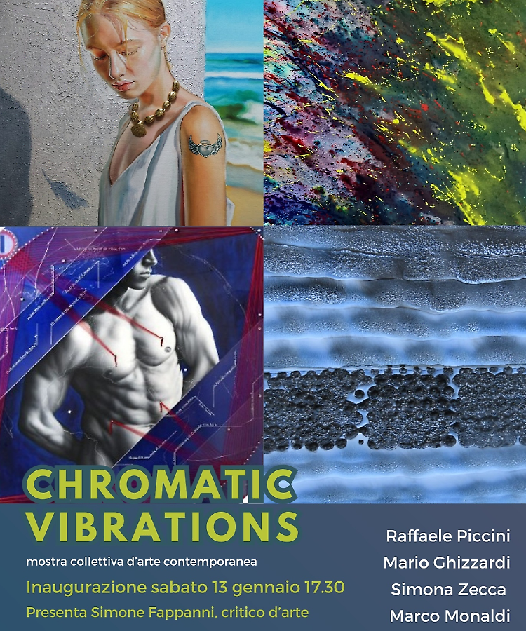 "Chromatic vibrations" esposizione collettiva di Adafa Lab
