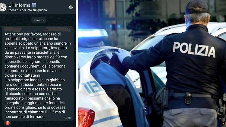 Anziano scippato, appello del Quartiere 1 per recuperare la refurtiva