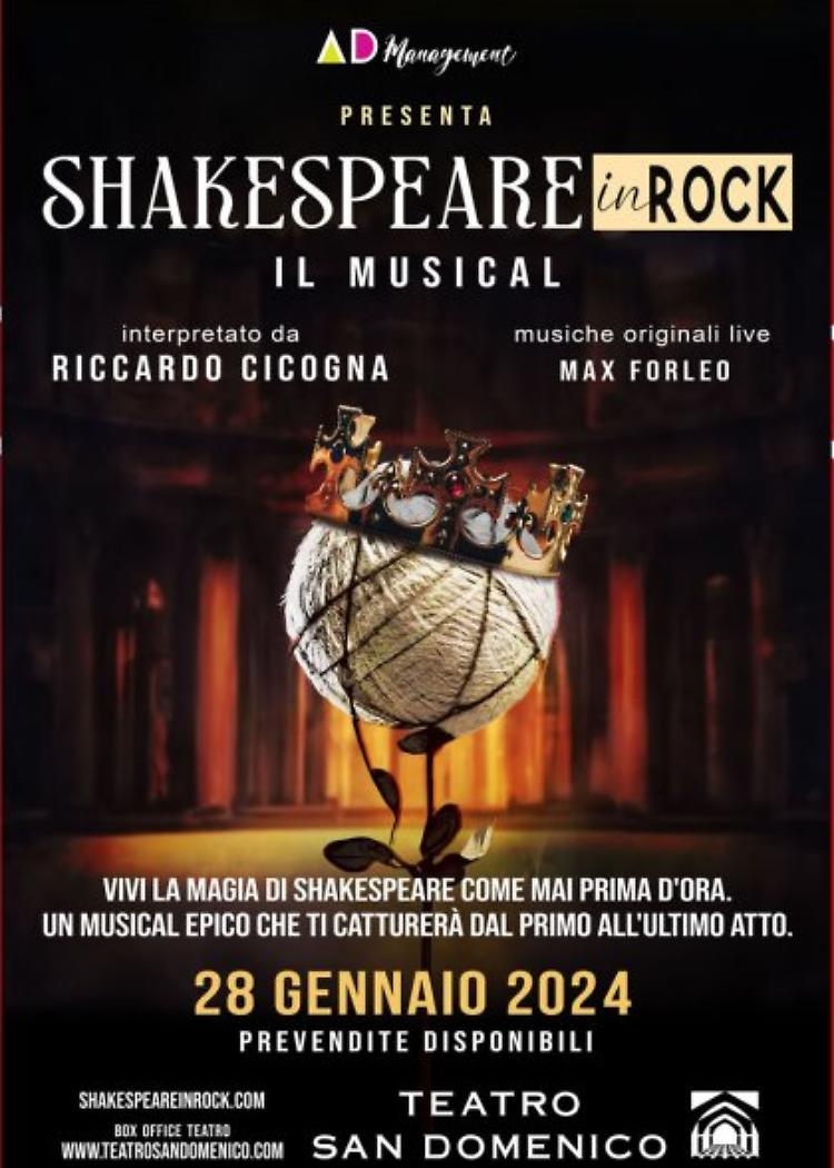 Shakespeare in Rock, il musical di Max Forleo