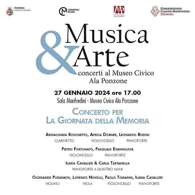 Concerto per la Giornata della Memoria: Mahler, Schulhoff, Stutschewsky