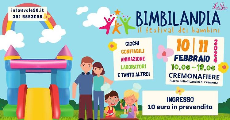 Arriva BIMBILANDIA! Il festival dei bambini