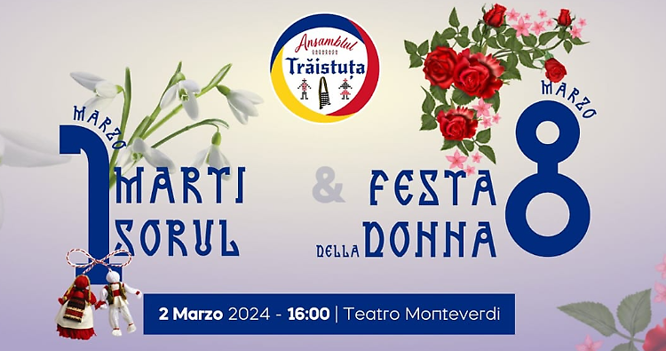 Mărțişor e festa della Donna del gruppo Ansamblul Trăistuța