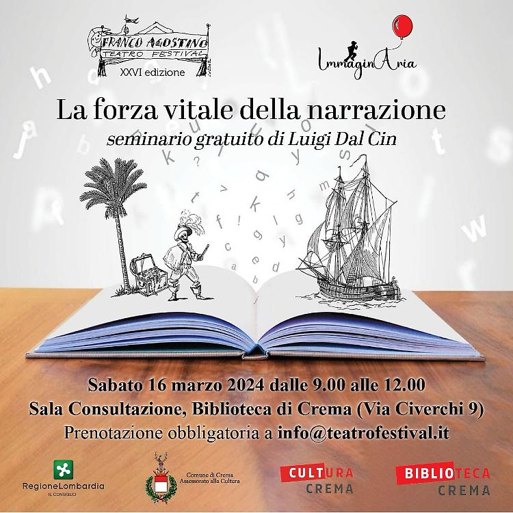 La forza della narrazione: seminario gratuito di scrittura per adulti