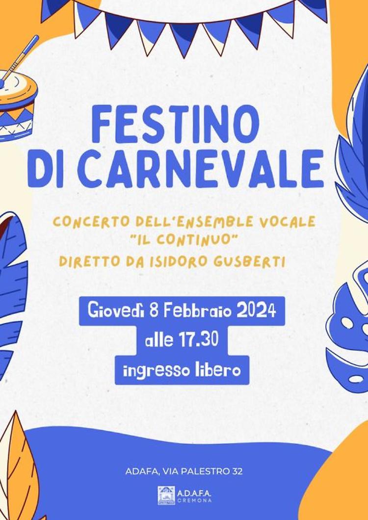 Festino di Carnevale, concerto dell'ensemble "Il Continuo"