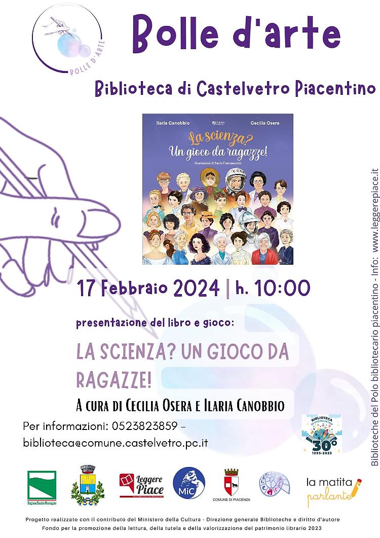 "La scienza? Un gioco da ragazze!" Presentazione del libro e gioco