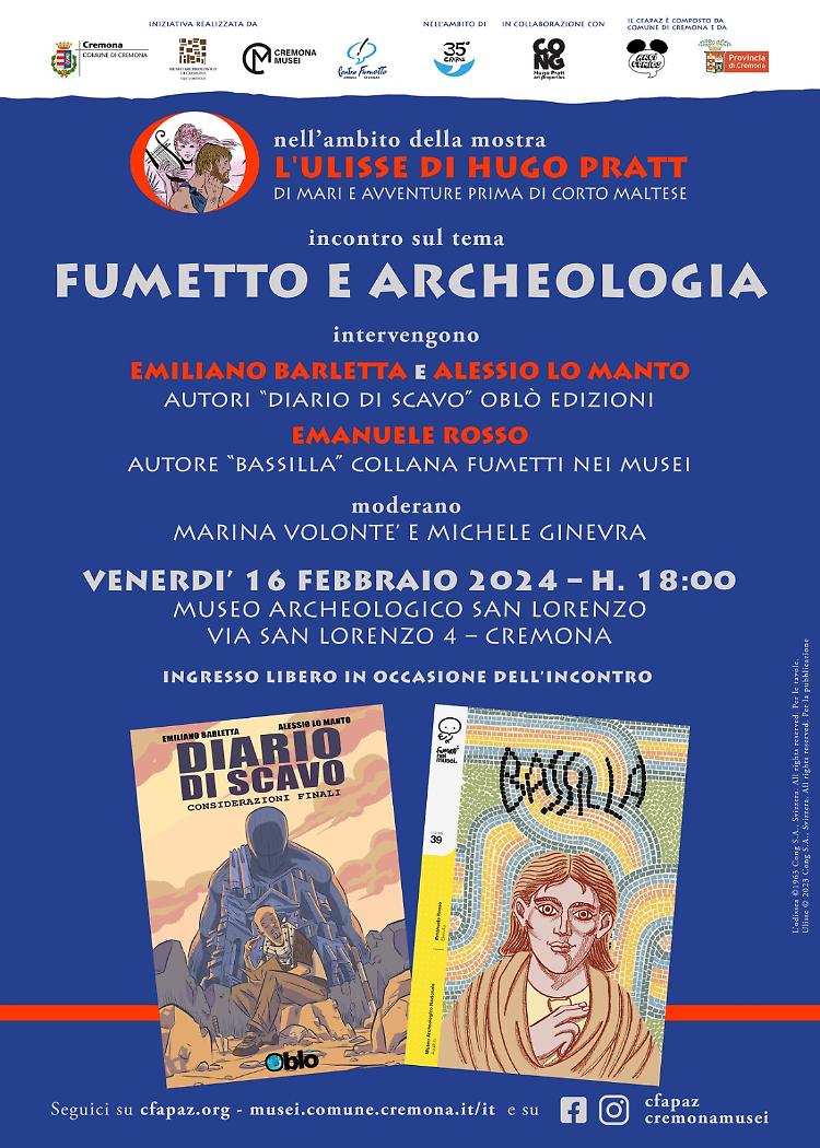 Fumetto e archeologia: incontro nell’ambito della mostra su Hogo Pratt