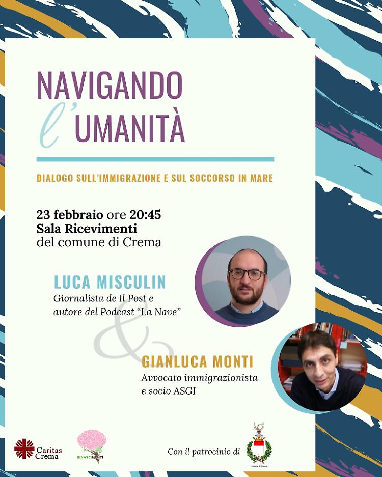 Navigando l'umanità. Dialogo sull’immigrazione e sul soccorso in mare