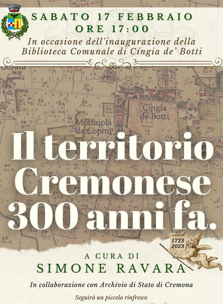 Il territorio Cremonese 300 anni fa. Incontro