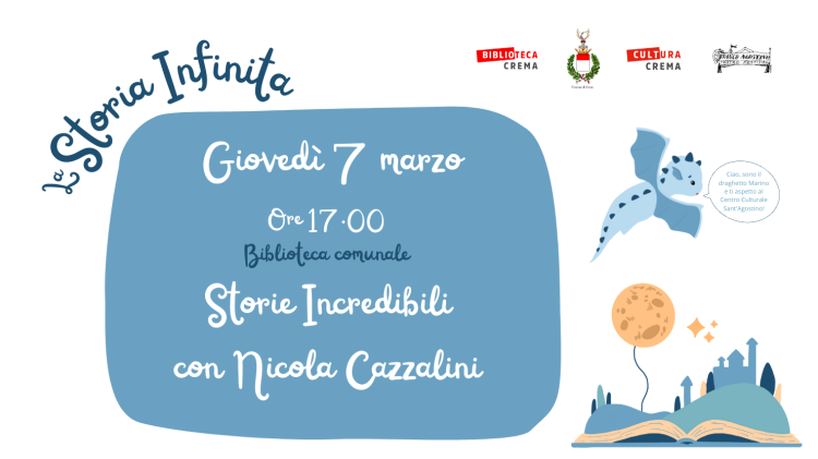 Storie incredibili con Nicola Cazzalini, letture animate