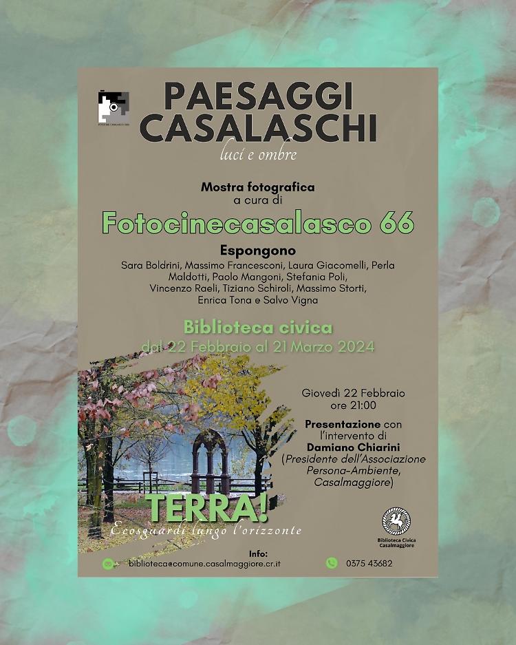 "Paesaggi casalaschi: luci e ombre" mostra fotografica