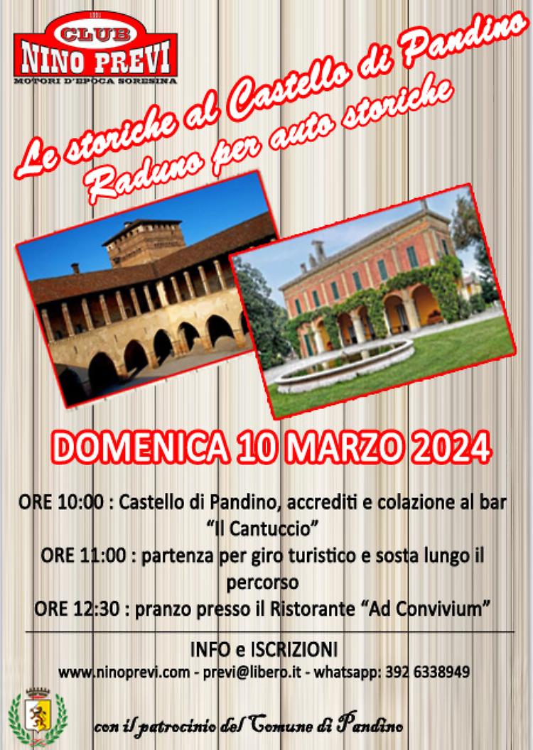 Raduno per auto storiche al Castello