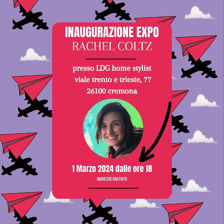 Inaugurazione Expo Rachel Coltz