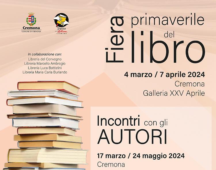 Fiera primaverile del libro: bancarelle ed incontri