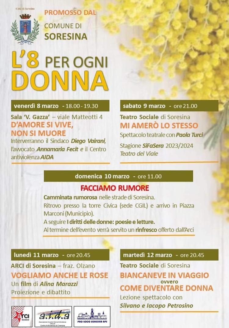 L'8 per ogni donna: eventi per celebrare i diritti della donna