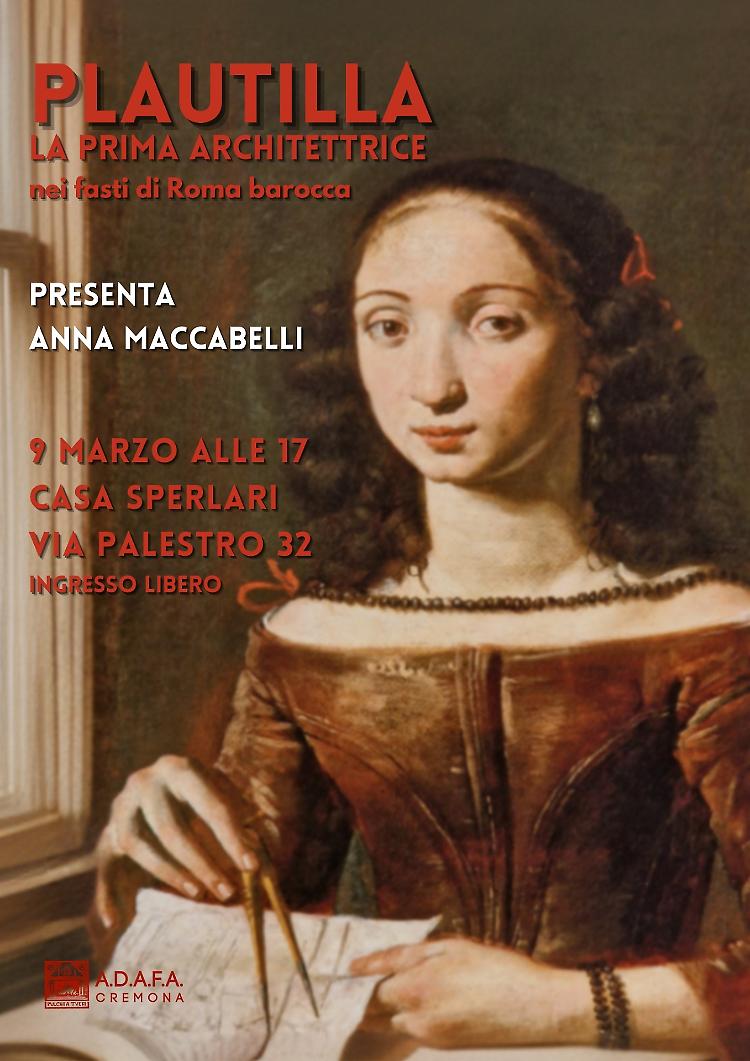 Conferenza su Plautilla, la prima donna architettrice