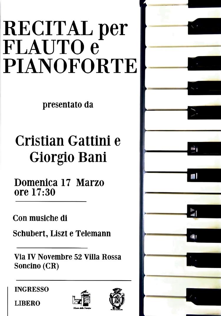 Recital per flauto e pianoforte