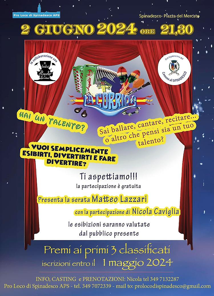 La Corrida di Spinadesco sta per arrivare!