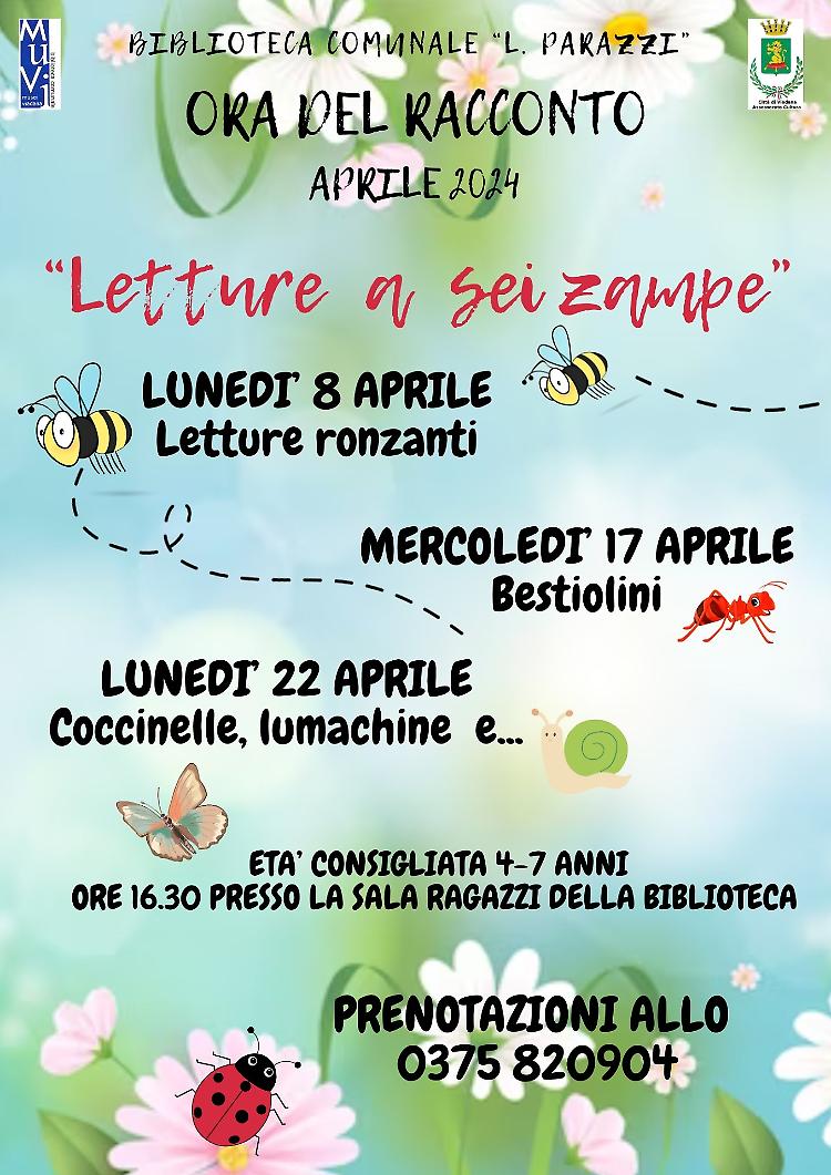 Ora del racconto, incontri per bambini