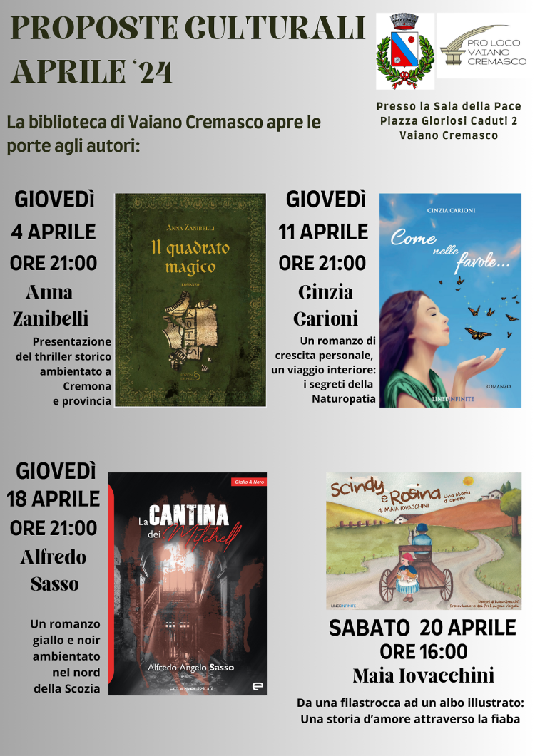 Presentazione del libro "Il quadrato magico" di Anna Zanibelli