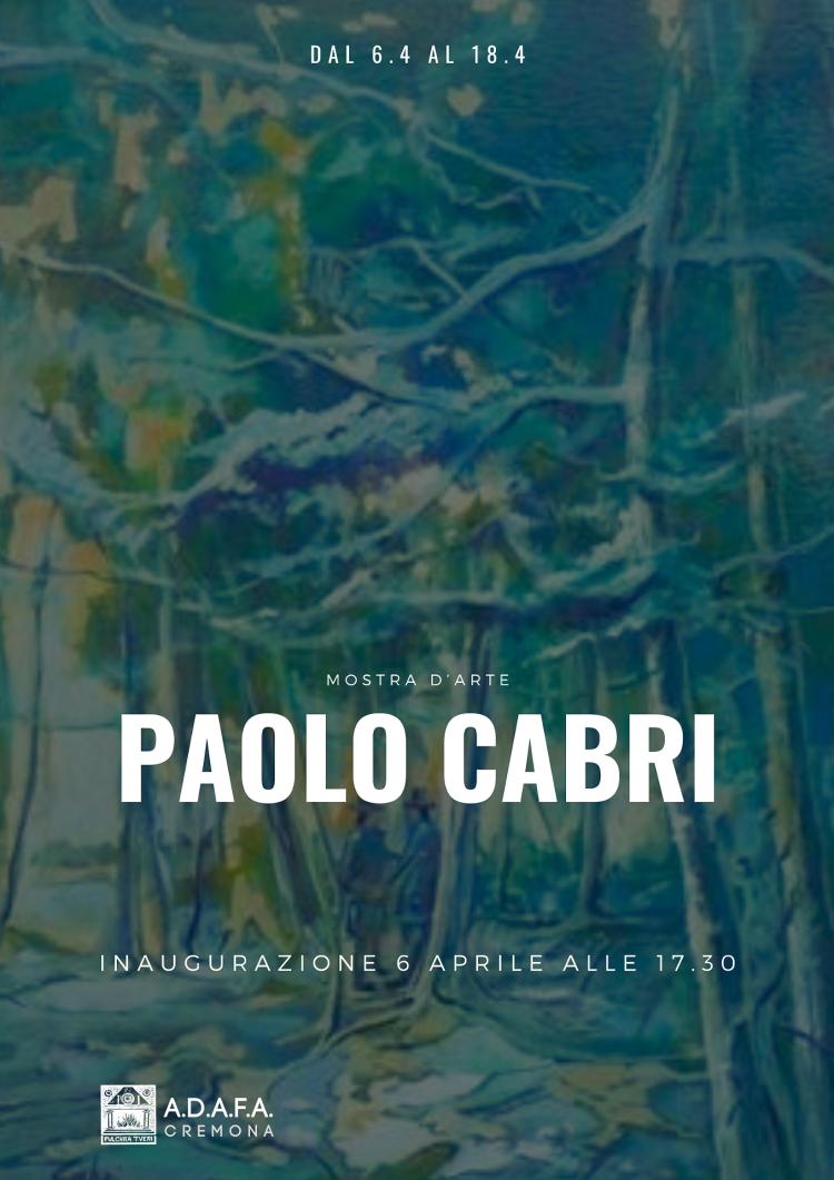Mostra retrospettiva dell'artista Paolo Cabri