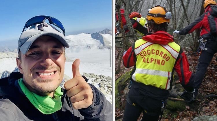 Precipita per una scarpata sulle montagne bresciane, Nicolò Guarini in terapia intensiva