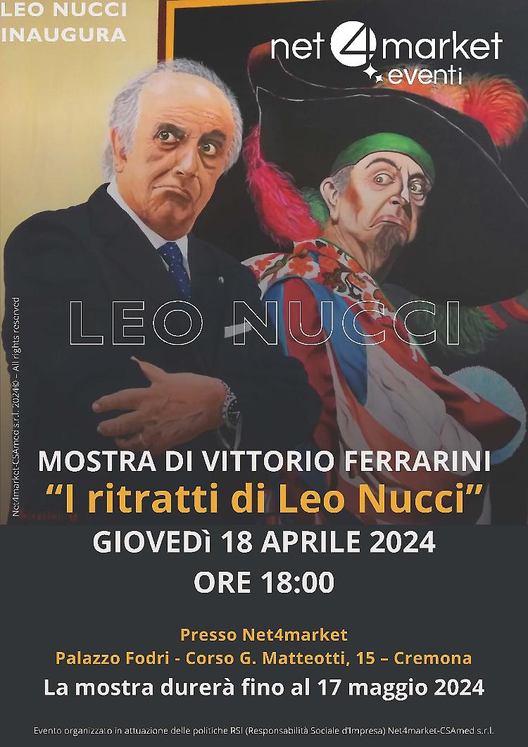 Mostra di Vittorio Ferrarini “I ritratti di Leo Nucci"