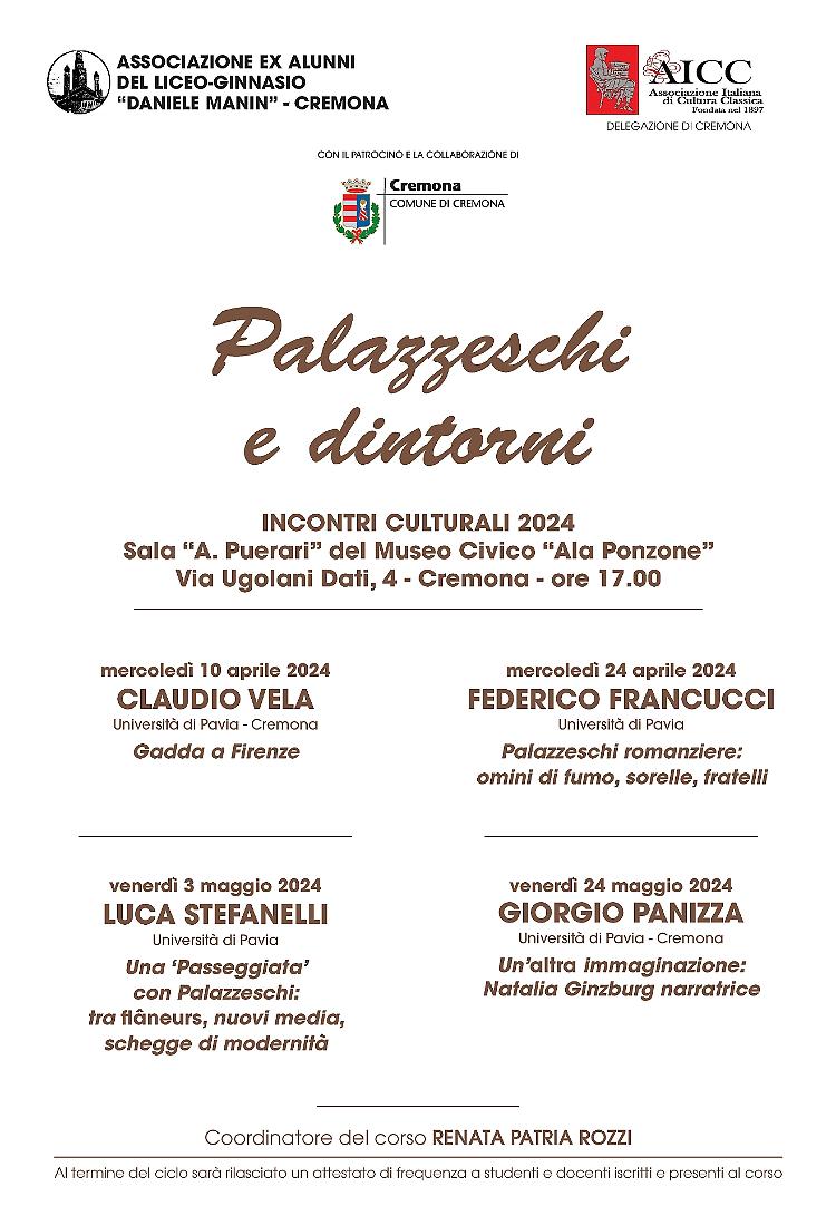 Federico Francucci: "Palazzeschi romanziere: omini di fumo, sorelle, fratelli" 