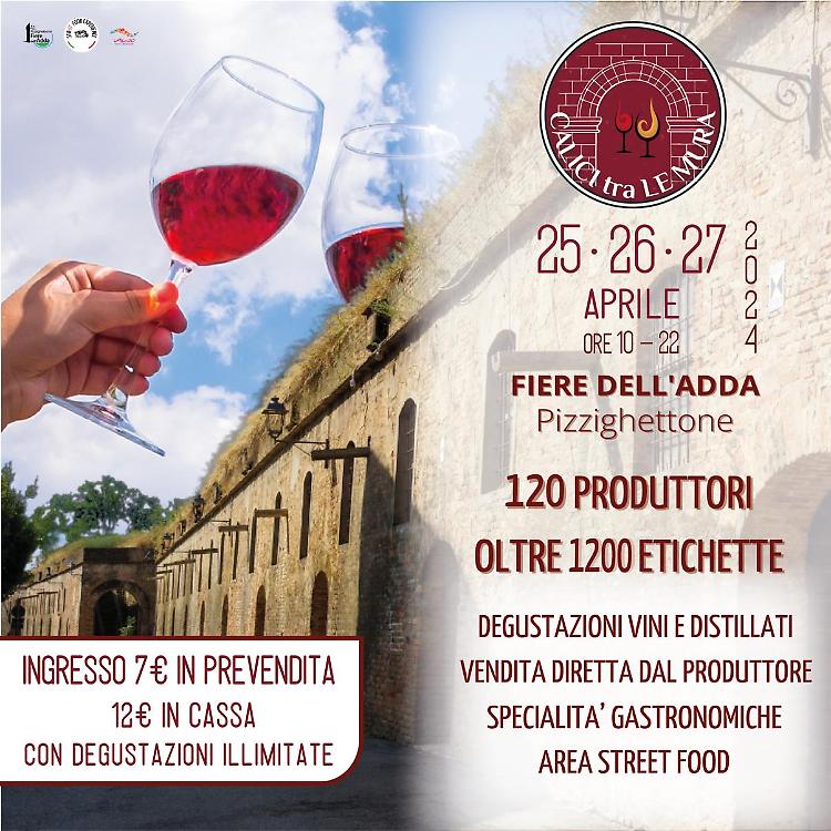 Primo mercato dei vini a Pizzighettone