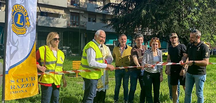 Alla Villetta taglio del nastro per il nuovo bosco Lions