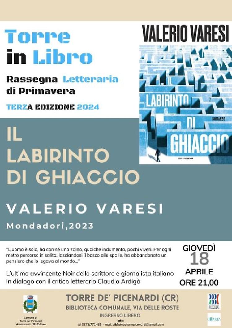 Valerio Varesi presenta "Il labirinto di ghiaccio"