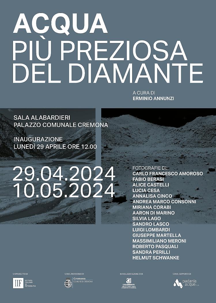 Mostra fotografica “Acqua più preziosa del diamante”