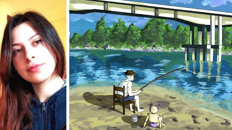 Il Po come i fiumi di Tokyo, nello stile dei manga