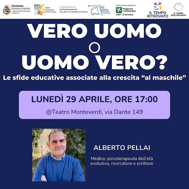 Incontro: "Vero uomo o uomo vero?" con  Alberto Pellai