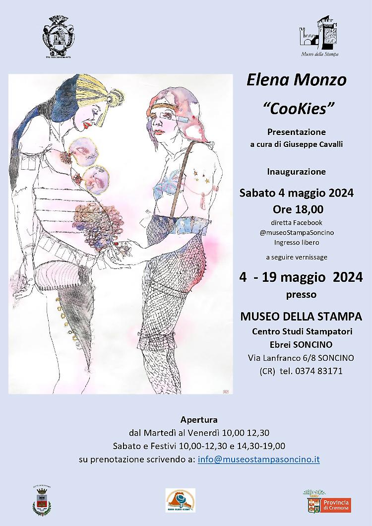 "CooKies" esposizione delle creazioni di Elena Monzo