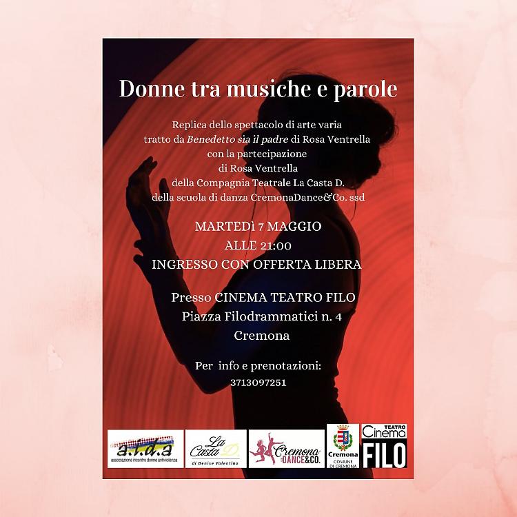 Spettacolo di arte varia ''Donne tra musiche e parole''