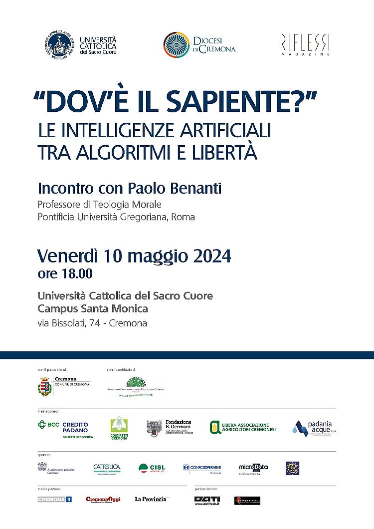 “Dov’è il sapiente?”  intelligenze artificiali tra algoritmi e libertà