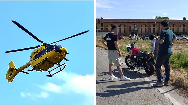 Scontro tra due moto in via Gerardo, 20enne ferito
