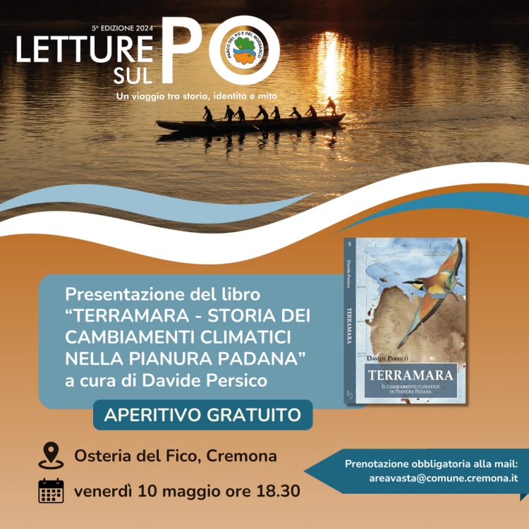 Aperitivo letterario con Davide Persico e il suo libro Terramara