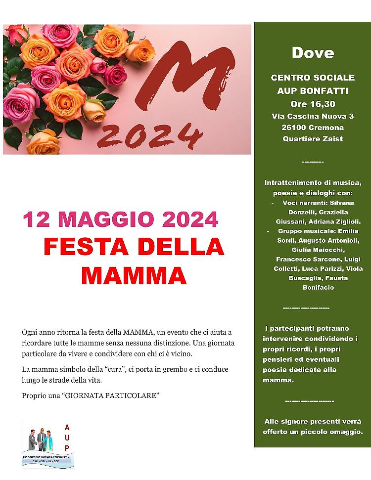 Festa della mamma: musica e poesie