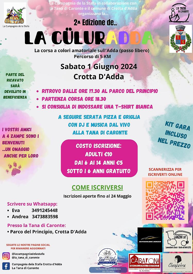  La CülurAdda, la corsa a colori sull’Adda